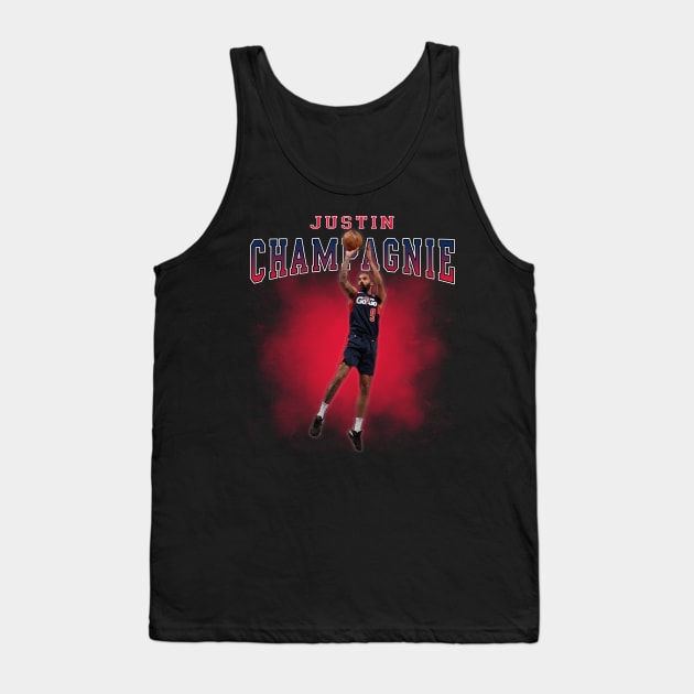 Justin Champagnie Tank Top by Bojes Art